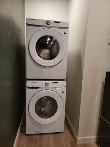 Front load washer & dryer in every home